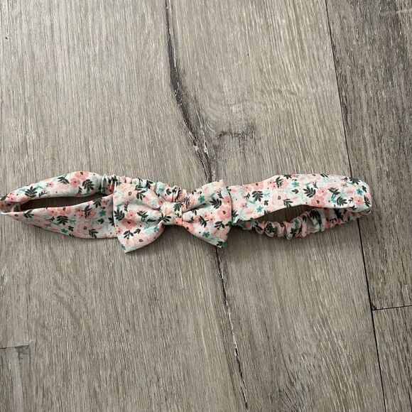 Unbranded Baby Girl’s 4-Piece Floral, Denim, Pink, Green Bow Headbands NB-12M - Picture 11 of 14